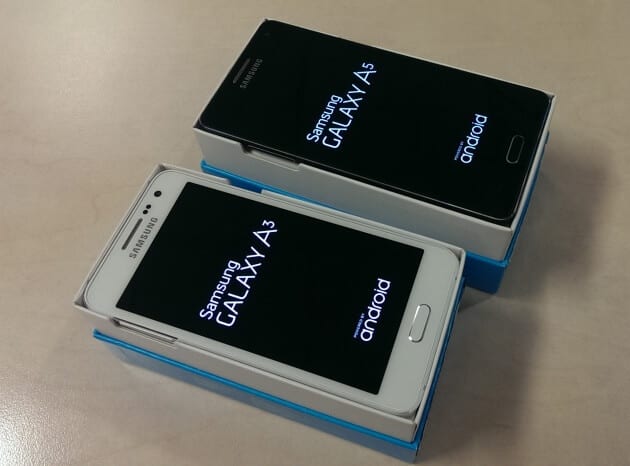 Samsung Galaxy A3 i A5 screen